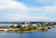 Neal Pritchard: A view of the South Perth foreshore WA