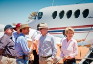 Neal Pritchard: Julie Bishop with foreign dignitaries in Australia's outback